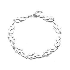 PRICES MAY VARY. Material:With environmental material,it is Lead-Free & Nickel-Free,Hypoallergenic Tarnish and Fade Resistant-for long lasting wear. Chain length:43cm(16.9in),with extend chain 5cm(1.95in);Width:1.5cm(0.59in); Weight:about 27g. Flame Necklace, Fire Necklace, Punk Necklace, Y2k Accessories, Fire Flame, Gothic Design, Rock Jewelry, Punk Style, Men's Necklace