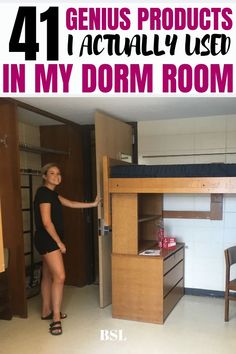 This girl is saving my life with all these amazing college dorm room tips! I learned so many dorm room essentials from this. Dorm Room Tips, Guy Dorm Rooms, College Dorm Checklist, Dorm Room Checklist, Boys Dorm Room, My Dorm Room, Room Checklist, Freshman Dorm, Sophia Lee