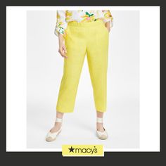 in stock Primrose Yellow, Charter Club, Pull On Pants, Pick Up, In Store, Buy Online, Pants For Women, Women Accessories, Yellow