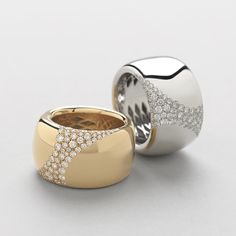 Vie Privée Collection: Rings, Earrings and Necklaces. | Giorgio Visconti Fashionable Accessories, Handmade Jewel, White Gold Diamond Rings, Diamond Rings Bands, High Jewelry, White Ring, Gold Jewellery, Over 60, Diamond Bands