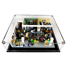 an overhead view of a lego house