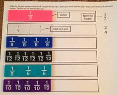 two rows of numbers are shown on top of a piece of paper with colored strips