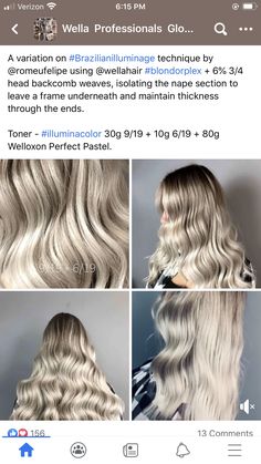 Wella Hair Toner, Haircolor Formulas, Wella Toner