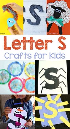 letter s crafts for kids to make