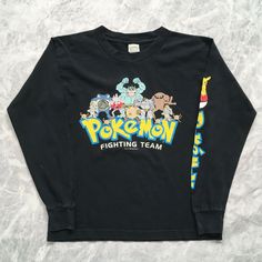 ＊Shipping will take about 1 week from Japan (FedEx Priority) ＊We do combined shipping ＊LOW OFFER NO REPLY SIZE L  (youth) NICE USED CONDITION MINOR FLAW Length 23 inch Width  18 inch Vintage Pokemon, No Reply, Long Sleeve T Shirt, Long Sleeve Tshirt, Graphic Sweatshirt, Pokemon, Japan, Sweatshirts, Long Sleeve