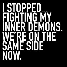 !! Inner Demons Quotes, Demons Quotes, Idgaf Quotes, Inner Demons, Doing Me Quotes, Funny Quotes For Instagram