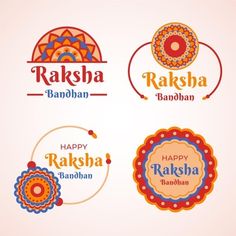 happy radisha bandhan badge designs