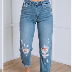 These Are Brand New Jeans. I Took Off The Tags Because I Have Several Pair And Knew That They Would Fit. I Just Decided That I’m Not Sure That I Like The Way They Fit. They Are Great Jeans! Kancan Jeans, Boyfriend Jeans, The Way, Color Blue, Women Jeans, Brand New, Tags, Women Shopping, Blue