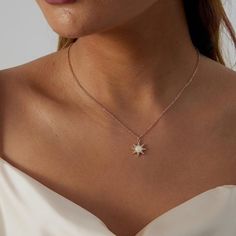 Material: 14k Gold Plated Hypoallergenic Lead & Nickle Free Tarnish Free Length: 16.5” With 2” Extender Zirconia Necklace, Cubic Zirconia Necklace, Geometric Necklace, Chain Choker Necklace, Faux Pearl Necklace, Shell Necklaces, Heart Pendant Necklace, Necklace Earring Set, Handmade Pendants