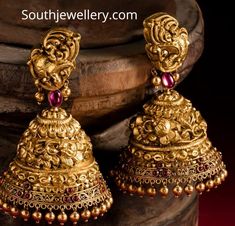 Earrings Buttalu, Buttalu Earrings, Latest Earrings Design, Gold Earrings Indian