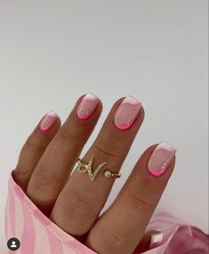 Coat White, Top Rings, Elegant Nails, Milky White, Pink Summer, Nail Shapes, Artist On Instagram, Nail Artist, Lollipop