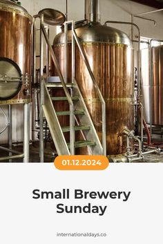 the small brewery sunday is coming up and it's ready to be filled with beer