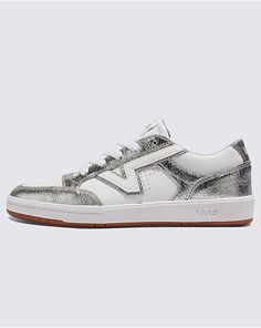 Lowland ComfyCush Shoe Silver Vans Low-top Sneakers, Silver Low-top Vans Sneakers, Vans Store, Jane Clothing, V Logo, Flying V, Vans Logo, Snowboard Boots, Shoe Obsession