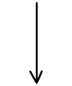 a black and white image of an arrow pointing to the right with one end pointing upward