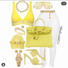 Diva Outfit, Vacation Fits, Club Clothes, Moda Curvy, La Outfits, Fancy Things, Versace Gold, Look Rock