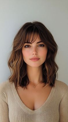 Create a effortlessly chic look with a long bob and curtain bangs! These 27 hairstyles are perfect for busy women who want to look their best without spending hours styling. Find the perfect combination to simplify your hair routine. Save this pin for later and discover your new go-to hairstyle! Bob And Curtain Bangs, Long Bob With Curtain Bangs, Bob With Curtain Bangs, Long Bob With Bangs, Haircuts For Medium Length Hair, Bob Hairstyles With Bangs, Long To Short Hair, Long Bob Haircuts