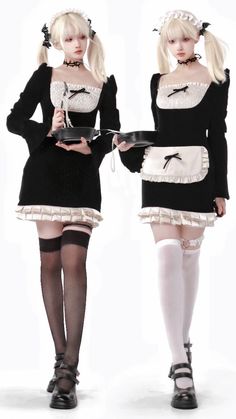 Get trendy with Court Style Maid Sexy Dress（ Detachable Apron） -  available at Peiliee Shop. Grab yours for $62 today! Elegant Fitted Mini Dress For Cosplay, Us Movie, Christmas Kawaii, Niche Fashion, Grunge Coquette, Costume Ball, Coquette Fairy, Modern Feminine, The Maids