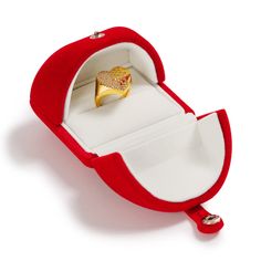 PRICES MAY VARY. Size Approx:2.7" x 2.5" x 2.2"inch / 7.5 * 6.5 * 5.5CM. Made of high quality velvet,soft and large room well protect you precious ring. Bright and pure red exterior,elegant and clean creamy-white interior,absolutely the perfect velvet presentation box for a special ring. It highly elevated the gift when you use it for proposal,engagement, wedding, birthday, anniversary. She will really love this box and it will make a great impression as she opened it in front of family and frie Premium Jewelry, Velvet Ring, Ring Boxes, Precious Rings, Velvet Ring Box, Special Ring, Proposal Engagement, White Interior, Watches Jewelry