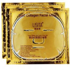 Gold Skin Care, Beauty Care Package, Facial Aging, Collagen Facial, Gold Skin, Collagen Mask, Hydrating Facial, Skin Care Face Mask, Collagen Cream