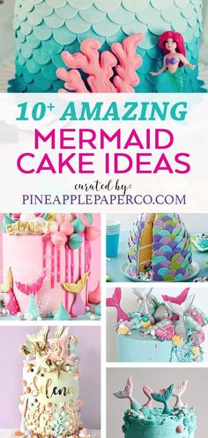 an image of mermaid cake ideas