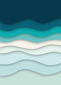 an abstract background with blue and white wavy lines on the bottom half of each wave