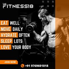 Eat well move daily hydrate often sleep lots love your body.....!!
.
.
Contact Us - 9769601818 Bodybuilding Poses, Aries Aesthetic, Asha Bhosle, Love Your Body, Furniture Ads