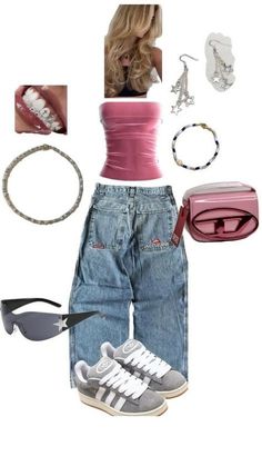 Street Style Outfits Casual, Outfit Inspo Casual, 2000s Fashion Outfits, Swaggy Outfits, Cute Everyday Outfits, Really Cute Outfits, Cute Simple Outfits, Girly Outfits, Casual Style Outfits