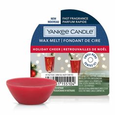 yankee candle wax melt fondant de cire holiday cheer refouvables de noel