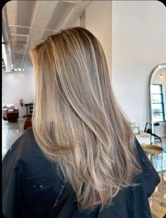 Blonde For Brunette, Brunet To Blond, Medium Length Highlighted Hair Blonde, Cool Toned Brown Blonde Hair, Brown Hair With Balayage Blonde, Brown Hair Blond Balayage, Hair Highlights For Dark Blonde Hair, Dark Blonde On Brown Hair, Brunette And Blonde Highlights