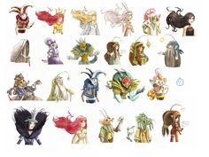 an image of many different cartoon characters