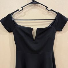 Black Mini Dress. Never Worn. Strapless But Stays Up Good Because Of Material On The Inside. Great Condition Black Party Dress With Open Neckline, Lulus Dresses, Black Mini Dress, Lulu Dresses, Dresses Black, Black Mini, Mini Black Dress, Colorful Dresses, Black Dress