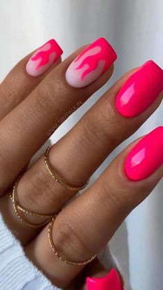 Nails Corte, Milky Nails, Cute Gel Nails, 2023 Trends, Nails 2023, Acrylic Nails Coffin Short, Short Acrylic Nails Designs, Nails Summer, Dipped Nails