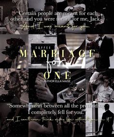 a collage of photos with the words marriage to one