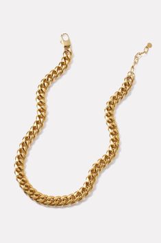 EVEREVE Cali Statement Curb Chain | EVEREVE Sneakers Dresses, Retro Brand, Clothing Trends, Exclusive Dress, Chain Design, Fashion 101, Chain Gold, Sandals Brands, Stone Cuts