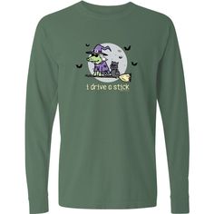 This mountain spruce, long sleeve tee, is made of 100% combed, ringspun cotton. All my puppy soft apparel is decorated right here in the U.S.A. Machine wash and dry. Orders ship 3-5 business days after order is placed. I Drive, My Puppy, Soft Clothes, A Stick, Long Sleeve Tee, Cotton Material, Long Sleeve Tshirt Men, Night Out, Long Sleeve Tshirt