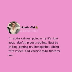 Black girl affirmations 
Black girl quotes 
Hustle girls 
Black girl mindset 
Quotes 
Affirmations Chill Person Quotes, How To Be Chill, Just Chilling Quotes, Chill Quotes Good Vibes, Quotes On Chill Vibes, Quotes About Being Chill, Chilling Quotes, I’m Just A Chill Girl Dog, Chill Quotes