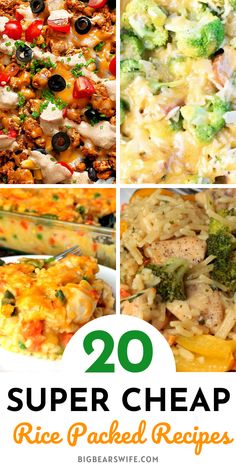 20 super cheesy rice packed recipes that are easy to make and delicious for lunch