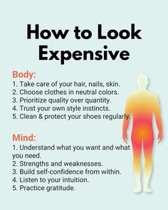 save this post as a guide and share it with your friends😊 make sure to follow to make your feed thoughtful and help you to achieve greatness in life🤩  #FashionTips #StyleAdvice #LookExpensive #SelfCare #ConfidenceBoost #FashionInspiration #ElegantStyle #ChicFashion #MindsetMatters #GratitudePractice Boss Mama, How To Look Expensive, Learning Tips, Self Care Bullet Journal, Look Expensive, Books For Self Improvement, Room Stuff, Self Confidence Tips