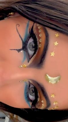 Makeup Baddie, Egyptian Makeup, Goddess Makeup, Cute Halloween Makeup, Halloween Makeup Ideas, Fest Outfits, Pretty Halloween