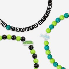 Step up your fan fashion sense with this Pickle Rick & Mr. Poopybutthole Rick and Morty 3 Pack Beaded Friendship Bracelet. These matching friendship bracelets have an all-over design and thematic displays, which makes them the perfect way to show your support for Rick and Morty and show off your unique sense of style. Every bead bracelet design is the perfect addition to your outfit, whether you’re out and about, watching TV at home, or just hanging out with friends. With thematic word displays Matching Bracelets For Best Friends, Mr Poopybutthole, Matching Friendship Bracelets, Pickle Rick, Friendship Bracelets With Beads, Fan Fashion, Beads Bracelet Design, Bracelet Design, Watching Tv