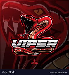 an image of a snake with the word viper on it