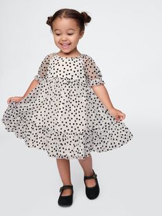 Polka Dot Tulle Dress, Dot Tulle Dress, Toddler Black Lace Dress, Buffalo Plaid Girls Dress, Red Polka Dot Dress For Kids, Toddler Collared Dress, Polka Dot Baby Dress, Tulle Party Dress, Cute Baby Girl Outfits