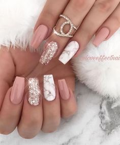 Decora Nails, Wicked Nails, Pedicure Design, Manicured Nails, La Baby, Nude Nail Designs, Marble Nail Art, Cute Acrylic Nail Designs