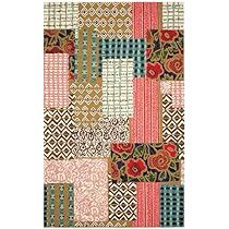 a patchwork pattern with different colors and patterns