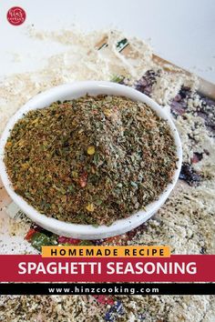 Spaghetti Seasoning Recipe Spaghetti Seasoning Recipe, Spaghetti Seasoning, Homemade Curry Powder, Spaghetti Ingredients, Homemade Dry Mixes, Pizza Soup, Homemade Seasoning, Stew Soup, Curry Stew