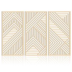 PRICES MAY VARY. GEOMETRY WOOD WALL ART HANGING DECOR: The design adopts 3D precision carving technology, matches the appearance of log color, and the hollow-out of regular geometric graphics, which conforms to the artistic aesthetic concept of modern home decoration. It is very atmospheric and elegant. Hanging it in the office and living room is a very beautiful scenery. MATERIAL AND Easy to Hang: Boho hanging wood wall art Make of wood. We insist on using the quality materials and processes to Boho Wood Wall Art, Gold Office Wall Decor, Modern Organic Wall Art, Wood Wall Designs, Boho Office Decor, Boho Wood Wall, Lasercut Ideas, Salon Wall Decor, Jalli Design