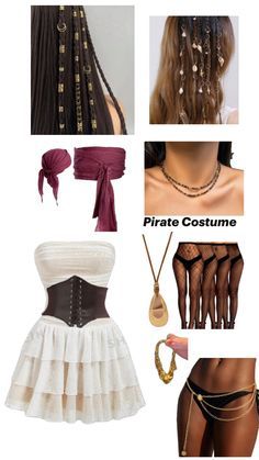 several different types of corsets and accessories