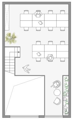 the floor plan for a living room and dining area with couches, coffee table, desk