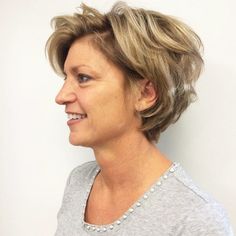 50 Best Short Hairdos For Women Over 60 Will Knock 20 Years Off - 27 - AlphaCute Short Female Haircut, Female Haircut, Best Hairstyles For Women, Haircut Styles For Women, New Short Hairstyles, Bob Cuts, Short Haircut Styles, Stunning Hairstyles, Short Hairdos