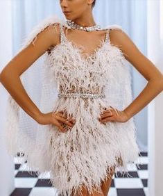 Sequin Ruffled Bodycon Evening Dress | debulp Feathers Dresses, Bodycon Evening Dress, Party Kleidung, Jumpsuit Outfit, Winter Wedding Dress, Feather Dress, Short Mini Dress, Evening Party Dress, Marchesa